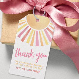 Sunshine Yellow Sun Geschenkanhänger