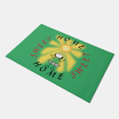Sunshine - Zuhause Sweet Zuhause Fußmatte (Schrägansicht)