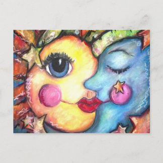 Sunshine & zzz postkarte