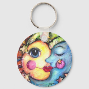 Sunshine & zzz schlüsselanhänger