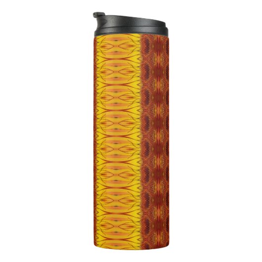 Sunshiney Ikat 4 Thermosbecher (Nach rechts gedreht)