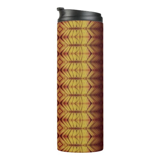 Sunshiney Ikat Fog Thermosbecher (Nach rechts gedreht)