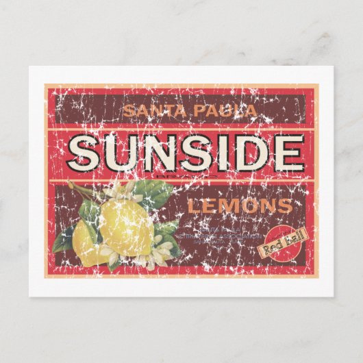 Sunside - abgenutzt postkarte (Vorderseite)