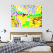 Sunspot Abstraction Leinwanddruck (Insitu (Schlafzimmer))