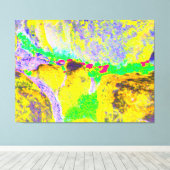 Sunspot Abstraction Leinwanddruck (Insitu (Holzboden))