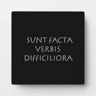 Sunt facta verbis difficiliora fotoplatte
