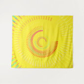 Sunthesizer Wandteppich (Vorderseite (Horizontal))