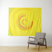 Sunthesizer Wandteppich (Beispiel (Horizontal))