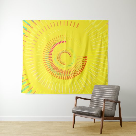 Sunthesizer Wandteppich (Beispiel (Horizontal))