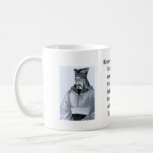 suntzu Kunst des Krieges Kaffeetasse (Links)