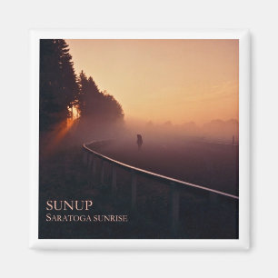 Sunup's Saratoga Sunrise Cover Magnet