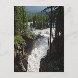 Sunwapta Falls Jasper Canada Landscape Postcard Postkarte