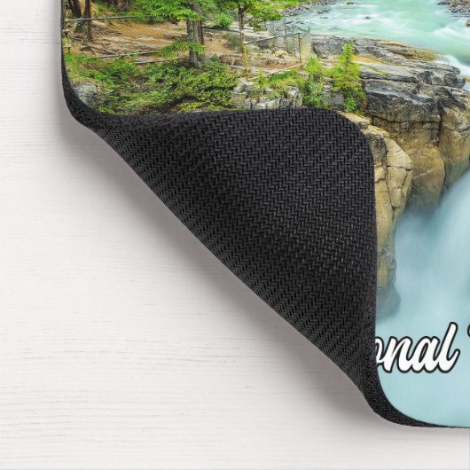 Sunwapta Falls, Jasper Nationalpark Mousepad (Ecke)