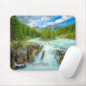 Sunwapta Falls, Jasper Nationalpark Mousepad (Mit Mouse)