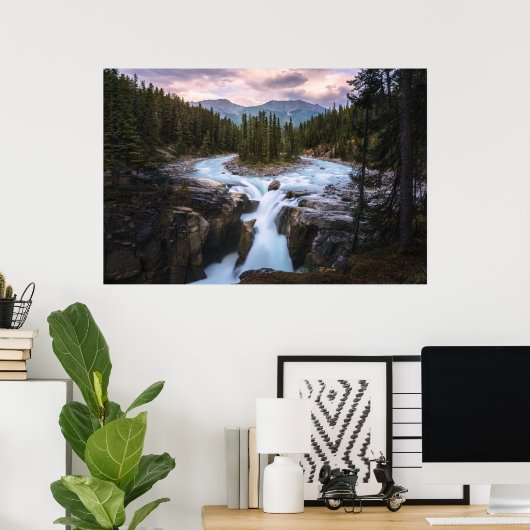Sunwapta Falls | Jasper-Nationalpark Poster (Heimbüro)