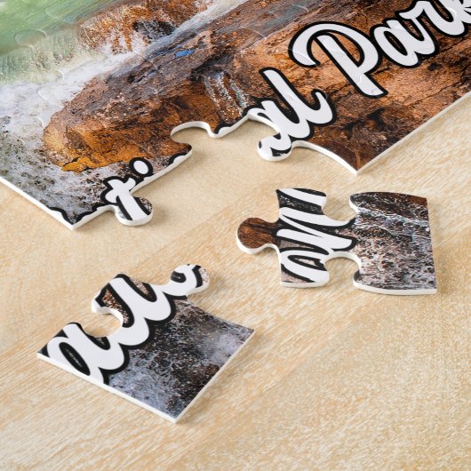 Sunwapta Falls, Jasper Nationalpark Puzzle (Seite)