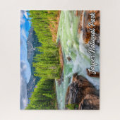 Sunwapta Falls, Jasper Nationalpark Puzzle (Vertikal)