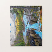Sunwapta Falls, Jasper Nationalpark Puzzle (Vertikal)