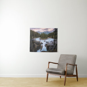 Sunwapta Falls Jasper-Nationalpark Wandteppich