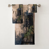 Sunwapta Falls, kanadische Wasserfall-Fotografie Badhandtuch Set (Insitu)