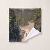 Sunwapta Falls, kanadische Wasserfall-Fotografie Badhandtuch Set (Waschlappen)