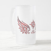 SunWing Bierglas Mattglas Bierglas (Vorderseite Links)