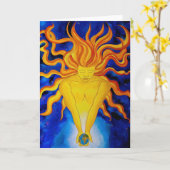 Sunworld Gruß-Karte Karte (Gelbe Blume)