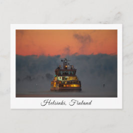 Suomelinna Fähre Helsinki Souvenir Postkarte