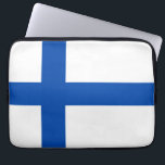 Suomen Lippu - die Flagge von Finnland Laptopschutzhülle<br><div class="desc">Suomen Lippu - die Flagge von Finnland wird von einem blauen Kreuz auf einem weißen Hintergrund gemacht. Es ist ein großes Geschenk für die,  denen Liebe Finnland oder ein finnisches Erbe haben. Dieser Entwurf ist auch auf vielen anderen Produkten verfügbar,  damit Sie von wählen.</div>