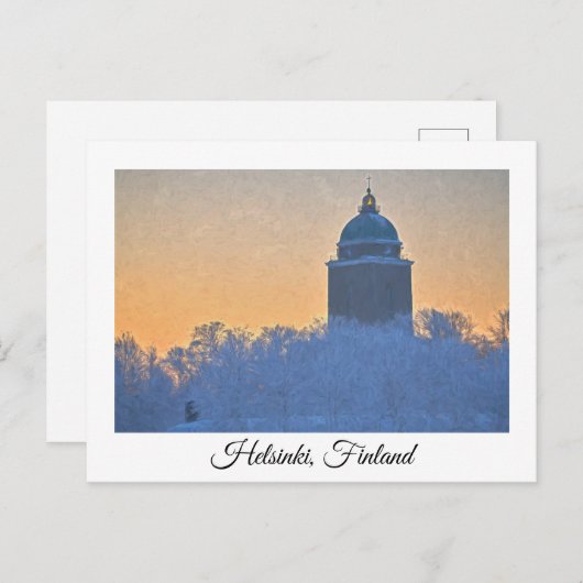 Suomenlinna Helsinki Finnland Postkarte (Vorne/Hinten)