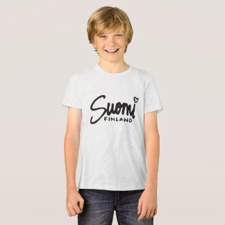 Suomi Finland 1 Kinder T-Shirt Tri-Blend Shirt