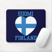 SUOMI FINLAND Custom Mousepad (Mit Mouse)
