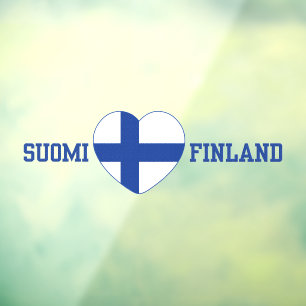 SUOMI FINLAND FENSTERAUFKLEBER