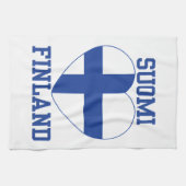 SUOMI FINLAND Küchenhandtücher Geschirrtuch (Horizontal)