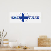 SUOMI FINLAND Kundenposter Poster (Küche)