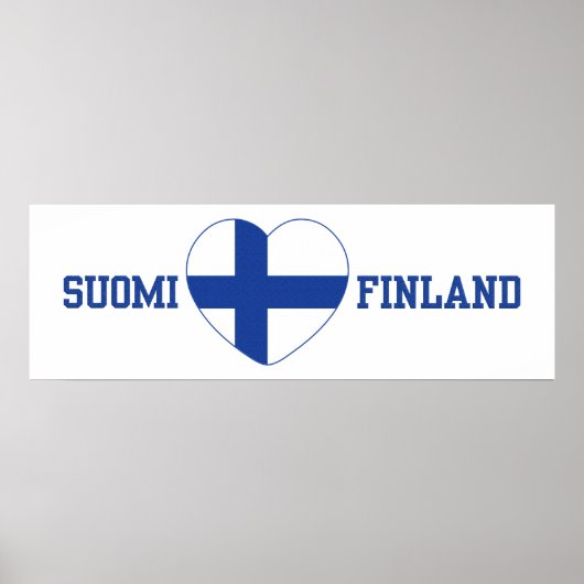 SUOMI FINLAND Kundenposter Poster (Vorne)
