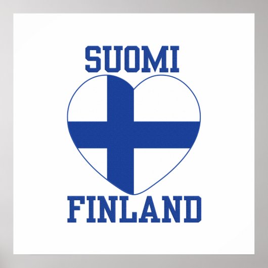 SUOMI FINLAND Kundenposter Poster (Vorne)
