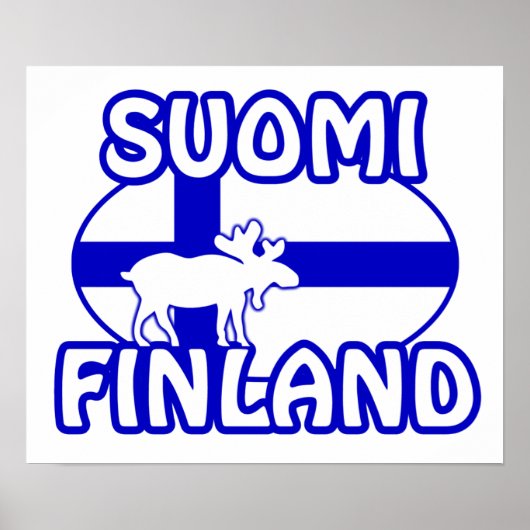 Suomi Finland Poster (Vorne)
