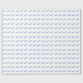Suomi Finland Wrapping Paper (klein; weißes Suomi) Geschenkpapier (Flach)