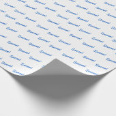 Suomi Finland Wrapping Paper (klein; weißes Suomi) Geschenkpapier (Ecke)