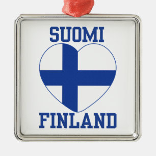 SUOMI FINLAND Ziergegend Ornament Aus Metall