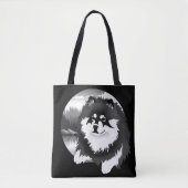 SUOMI - Finnische Lapphund-Tasche oder Kreuzsack Tasche (Vorderseite)