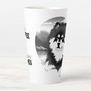 SUOMI - Finnische Lapphund-Tasse mit Text Milchtasse