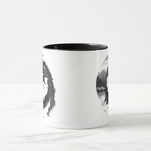SUOMI - Finnischer Lapphund 11 Unzen Tasse (Zentrum)
