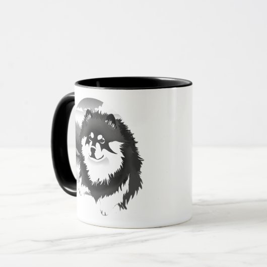 SUOMI - Finnischer Lapphund 11 Unzen Tasse (Vorderseite Links)