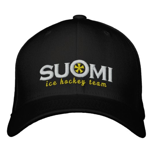 Suomi Finnland Bestickte Baseballkappe (Vorderseite)