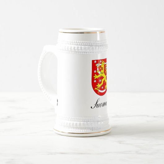 SUOMI (FINNLAND) BIERGLAS (Vorderseite Links)