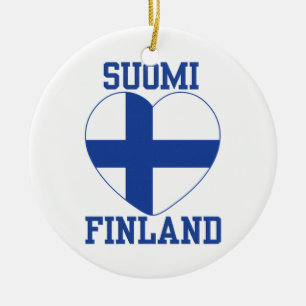 SUOMI FINNLAND Gewohnheitsverzierung Keramik Ornament
