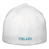 SUOMI (Finnland) Wollkappe Bestickte Kappe (Rückseite)