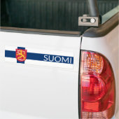 Suomi Flag Autoaufkleber (Auf Lkw)